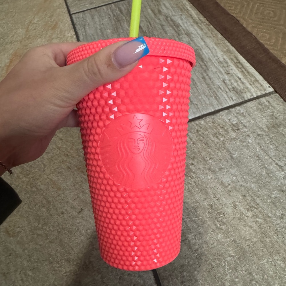 Starbucks Pink Textured Tumbler